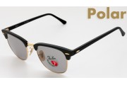 Ray-Ban Clubmaster Classic Polarised (RB3016 901SP2 51mm) saules brilles